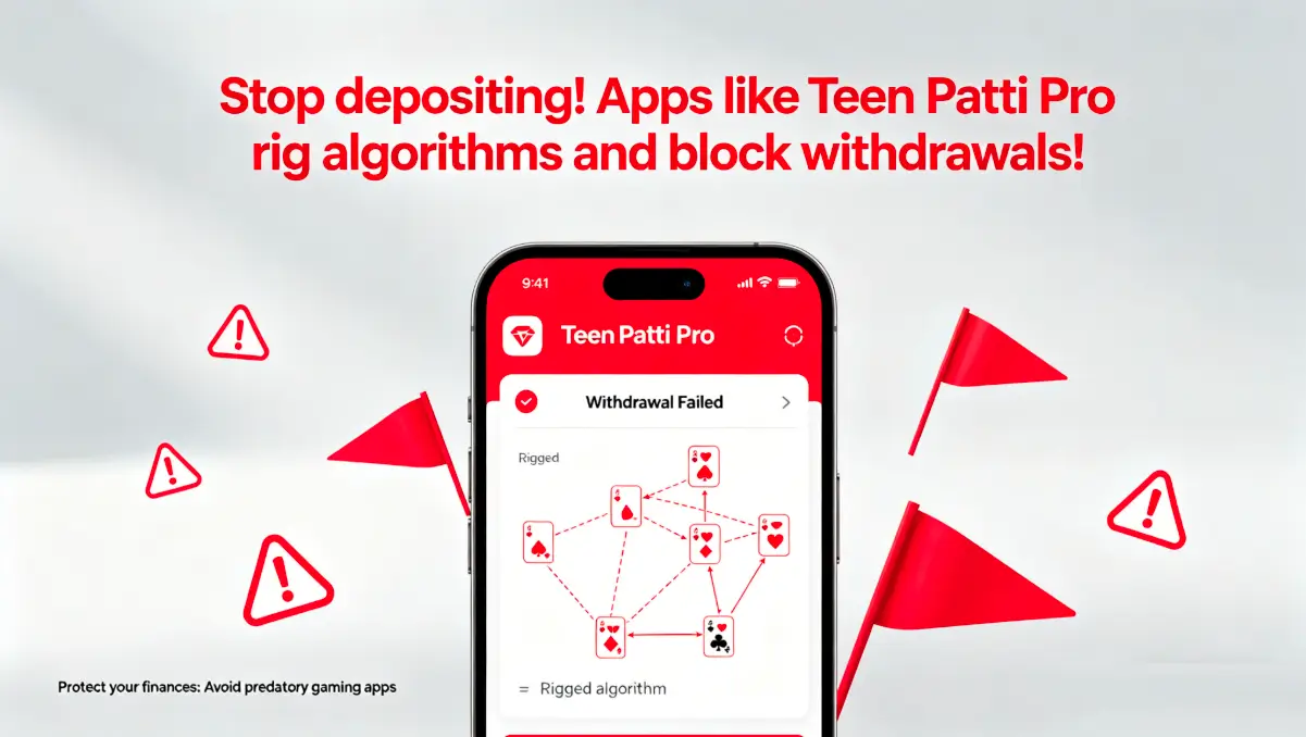 The dream of “earning” through a Teen Patti real money app has not just been morally
questioned