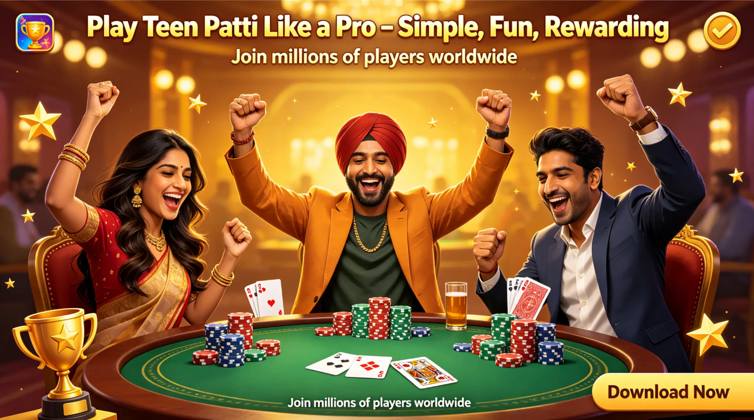 How to Play Teen Patti: Complete Beginner’s Guide (2026)